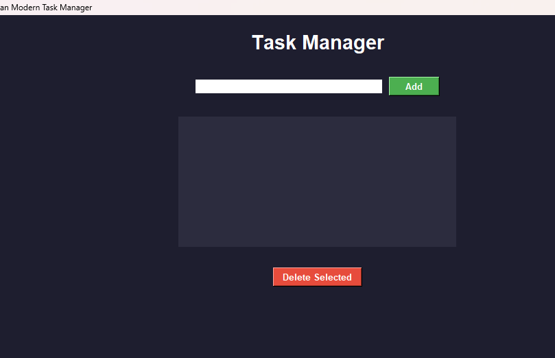 Desktop Task Manager App